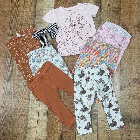 Gap H&M 12-18 Months Clothing Bundle Fall Spring Floral Disney Kate Quinn Forest - Picture 1 of 12